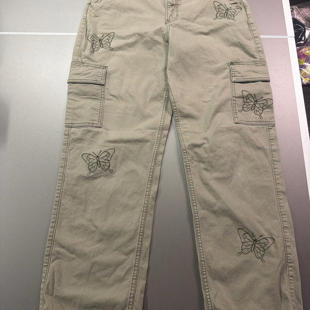 Hollister High Rise Utility Dad Pants Women's Size 29